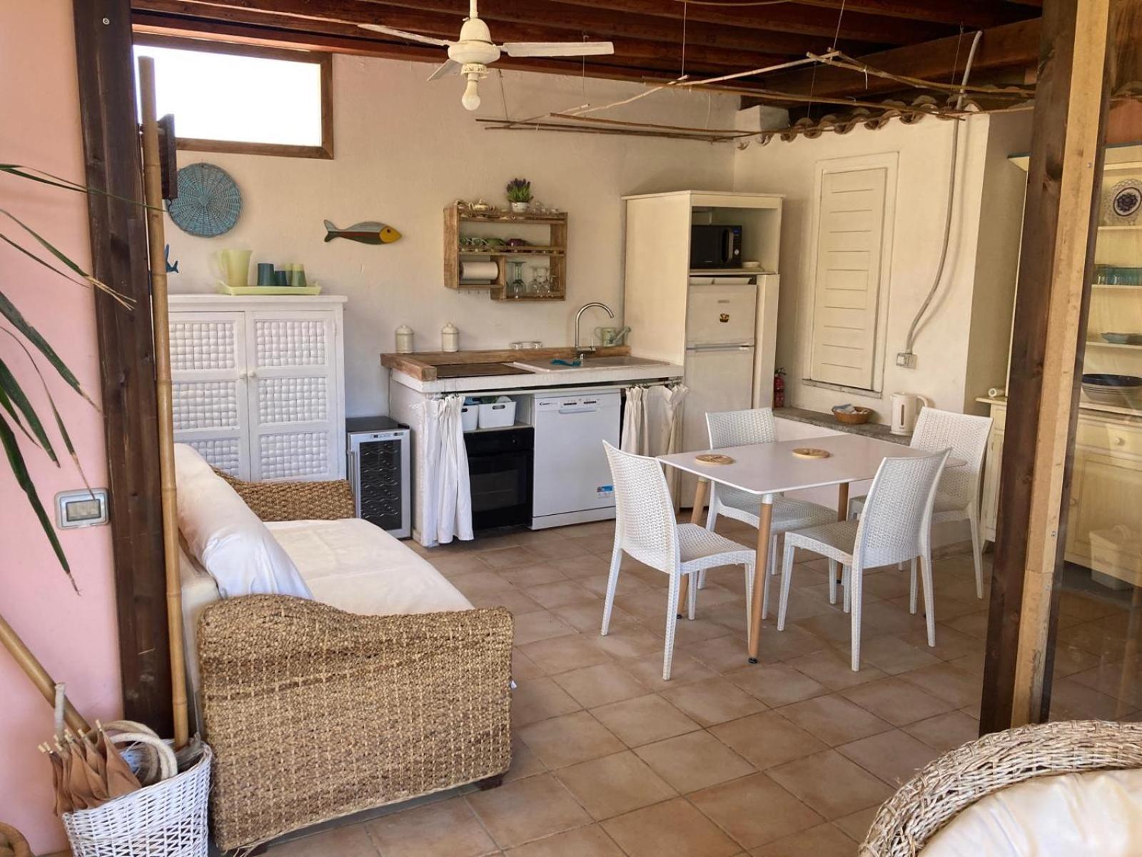 Villasimius Villetta A 300 Mt Dalla Spiaggia Экстерьер фото